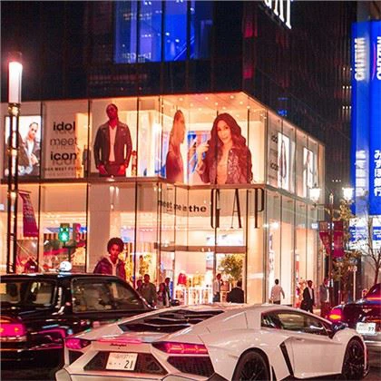 صفحه نمایش فیلم LED شفاف